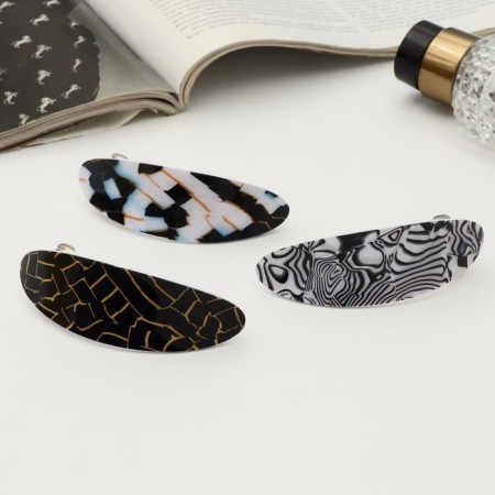 Hair hairpin "Constance" 8 cm, mix-2