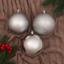 Set of balls plastic D-10 cm, 3 pcs 