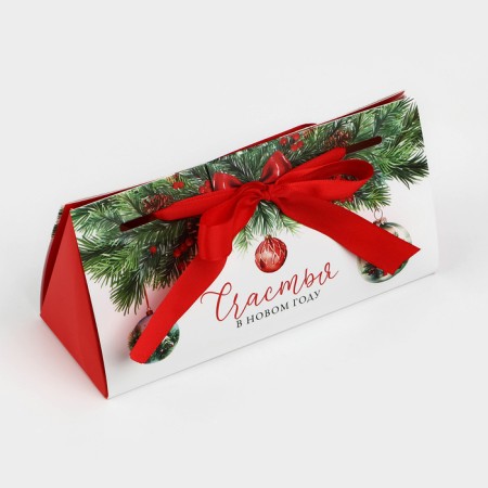 Gift box "Happiness", 20 x 9.5 x 7.5 cm, New Year-3