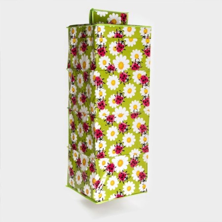 COVFR of the suspended share "God's cows", 4 compartments, 30 × 30 × 80 cm, green color-3