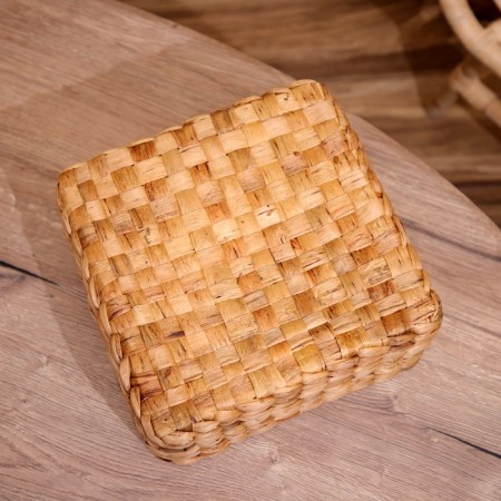 Wicker basket 25x25x12 cm-4