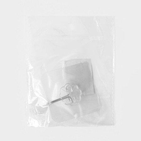 Self -adhesive hook, 5.6 × 5.6 × 2 cm, transparent-6