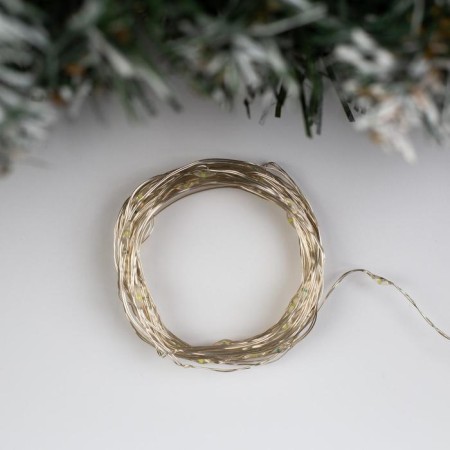 Garland “thread” 5 m dew, ip20, silver thread, 50 led, white glow, 2 modes, aakh3-1