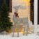 LED figure "silver deer" 70 × 120 × 30 cm, metal, 220 V, glow of white