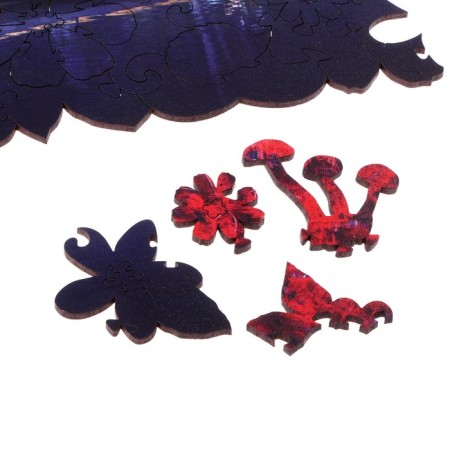 Figure puzzle “Lake with cypress trees”, 110 parts, 28.8 × 20.2 cm-3