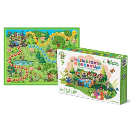 Board game "We are going to visit eco -stores"