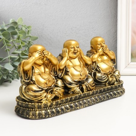 Polystone souvenir "Three Wheels on the stand" 12x26x8 cm-1