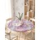 Tables on the table “Unicorns with butterflies”, round, oxford, elastic band, size 140x140 cm, diameter 105-120 cm
