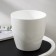 Kashpo for flowers with an insert "Grace", 2.8 liters, white color