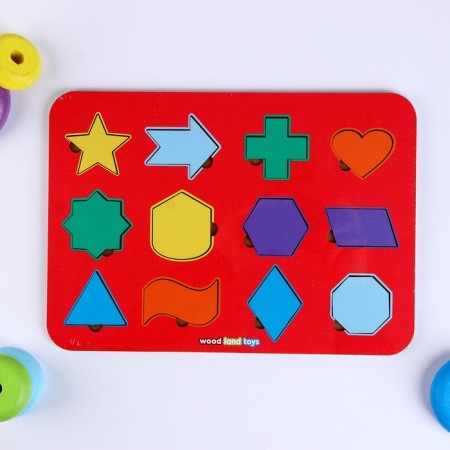 Frame-Lessh M. Montessori "Geometric figures 3"-5