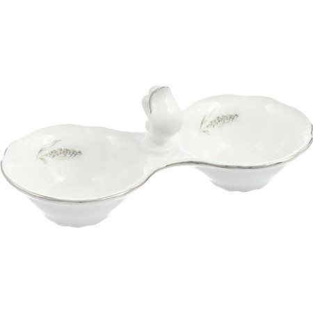 Double Constance Solonka, decor "Silver ears, platinum laying"