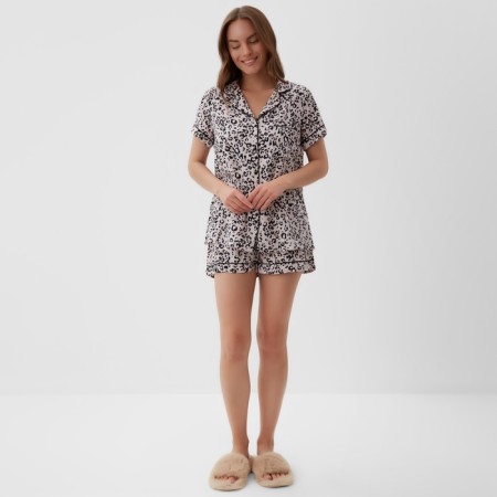 Female pajamas (shirt and shorts) KAFTAN LEO p. 40-42, pink-6