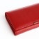 Women's wallet on magnet, red color