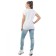 Women's T -shirt Meow, size 48, white color
