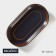 Porcelain Oval Magistro Garland porcelain, 18 × 9.8 × 2.5 cm, blue color