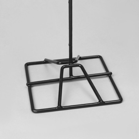 Turntable, 3 tiers of 8 hooks, 20 × 20 × 61, black color-4