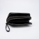 Women's wallet on lightning, with a pen, black color