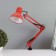 Desk lamp 1x40W E27 red H-55 cm Risalux
