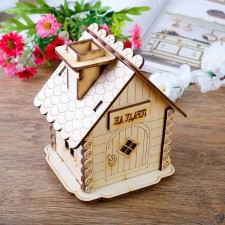 Wooden piggy bank 