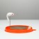 Gaming complex (corrugated rod, mouse on the spring and 2 balls), orange