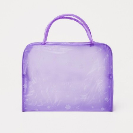 Lightning cosmetic bag, purple color-1