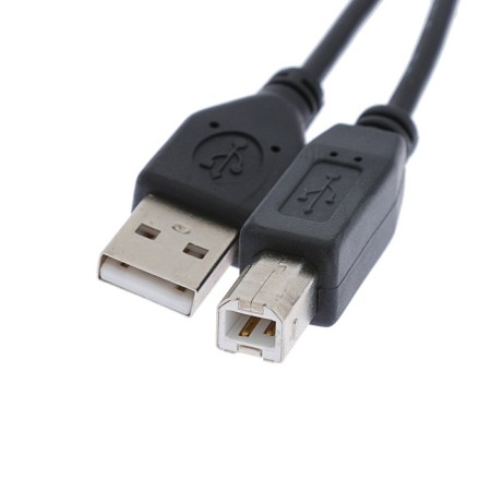 Interface cable "garrison" GCC-USB2-ambM-1, USB2.0, A (M) -B (M), up to 480 MB/s, 1 m, black-1