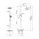 Shower system IDDIS SheLFY SheSB3BI06, tropical shower, shower, brass, chrome