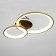 Causteen with PDD "Anello" 2xled 3000-6000k 184W black and gold 86x60x16 cm Bayerlux