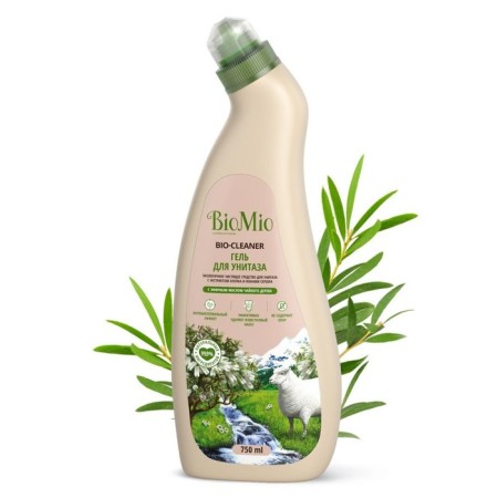 Cleaner BIOMIO "Orange", gel, for the toilet, 750 ml