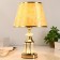 Highlight lamp with "Crystal" 1x40W E27 Gold 26x26x39 cm Risalux
