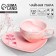 Ceramic gift set “I love”: a mug of 120 ml, a saucer, a pink color