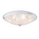 Ceiling light MayToni C907-CL-06-W, 6HE27, 40W, 53x53x16 cm, white color with gold