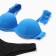 Swimsuit female separate minku color blue/black, size 46