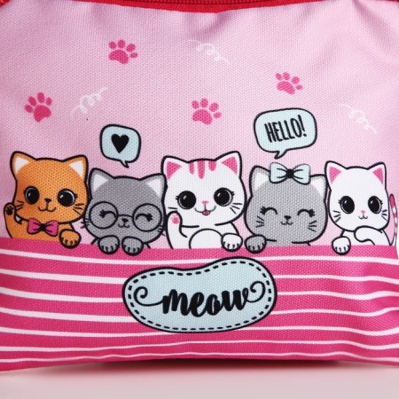 Gift set for the girl "kittens", bag, notebook-6