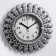 Wall clock, series: interior, "sun", discrete move, d-26 cm