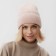 Women's hat minku, pink color, rr 56-58