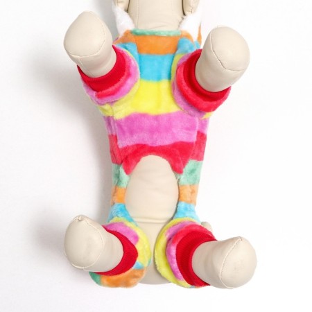 Combineson "Rainbow" with a hood, size M (DS 30 cm, og 40 cm, osh 30 cm)-5