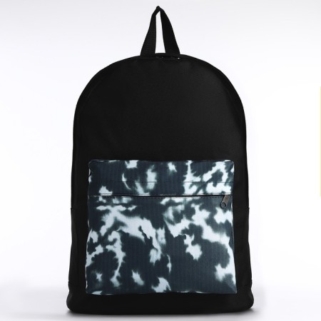 School Youth Backpack "Tidai", 33x13x37, lightning department, n/pocket, black-3