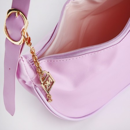 Women's bag of artificial leather Nazamok, 28*15 cm, lilac color-5