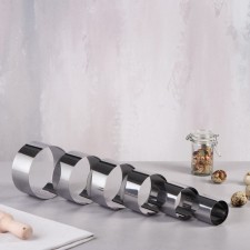 A set of baking forms and calculation 