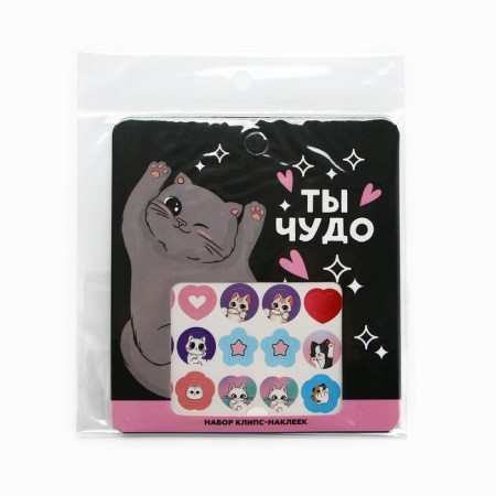 Clips Stickers "You Miracle" Children, 12 pcs-4