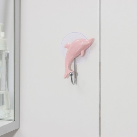 Hook on the vacuum suction cup "dolphin", color MICC-1