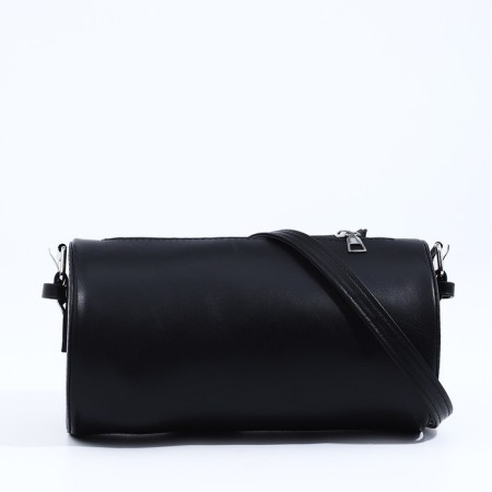 Bag Cross-Bodi with a zipper, black color