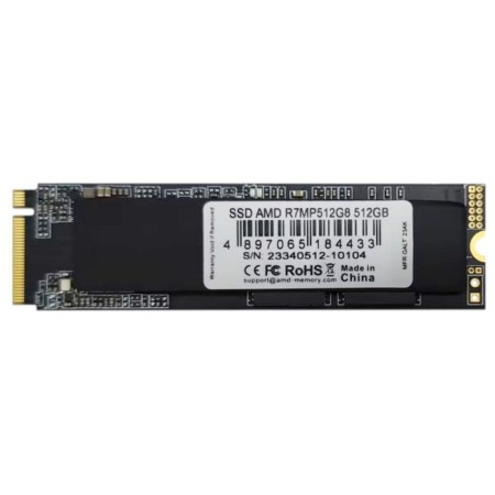 SSD AMD PCIE 4.0 X4 512GB R7MP512G8 Radeon M.2 2280