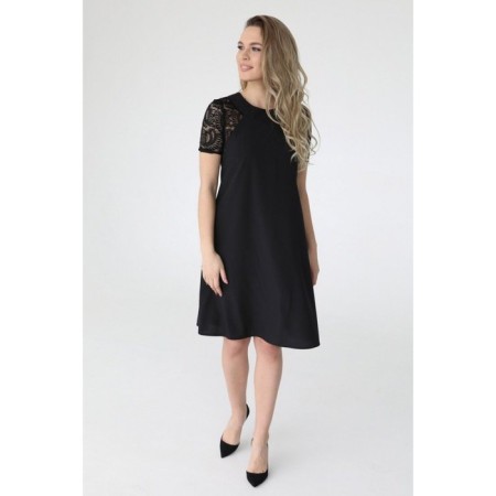 Dress with sleeves made of lace, size 42-2