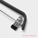 Shoulders - hanger with clamps for skirts and trousers, size 40-44, black color