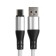 Type -C cable - USB, 5 A, TPE braid, thickened, 1 meter, white