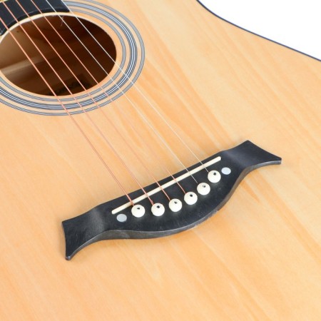 Acoustic guitar Fante FT-D38-N, with a neckline, natural color-3