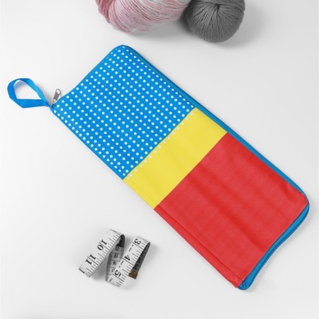Knitting needles, d = 2-7 ​​mm, 35 cm, 10 pairs in the pencil case-4