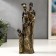 Souvenir Polystone "African Family" outfit with mirror mosaics 30.5x7.5x10.3 cm